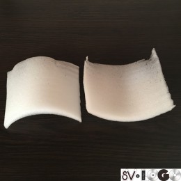Плечевые накладки, подплечники поролоновые15мм (15х110х100мм) (280 пар)