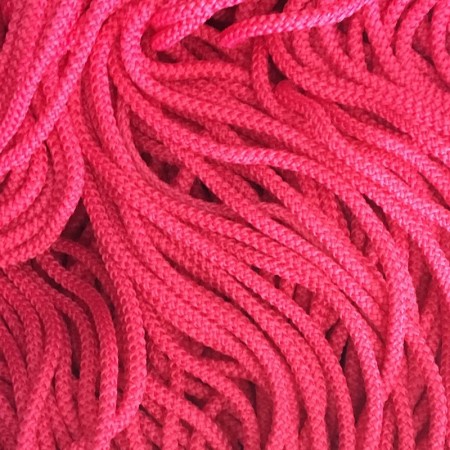 Шнур круглый 4 мм розовый (200 метров)