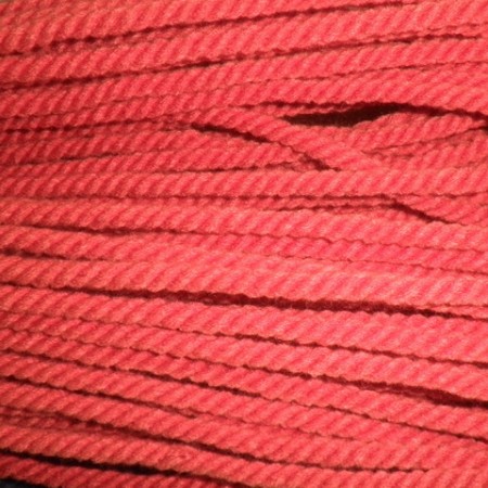 Шнур канат 8 мм акриловый красный (50 метров)