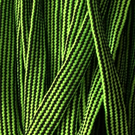 Шнур плоский чехол ПЭ40 20 мм зелено черный (50 метров)