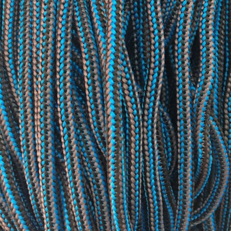Шнур круглый 4 мм наполнитель серо синий (200 метров)