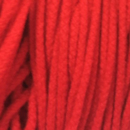 Шнур круглый 6 мм акриловый красный (100 метров)