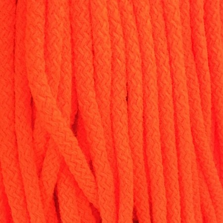Шнур круглый 8 мм акриловый оранжевый (100 метров)