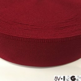Резинка 50мм для пояса красный (25 метров)