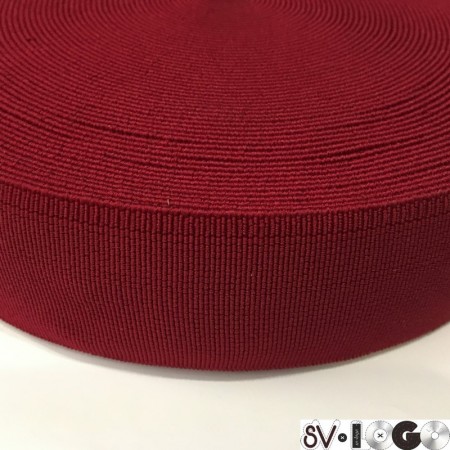 Резинка 50 мм для пояса красный (25 метров)