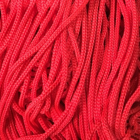 Шнур круглый 4 мм ПП красный (100 метров)