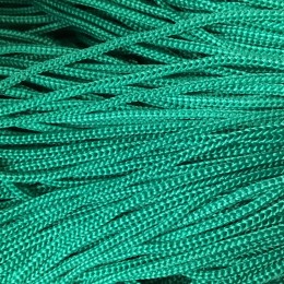 Шнур круглый 4мм ПП зеленый яркий (100 метров)