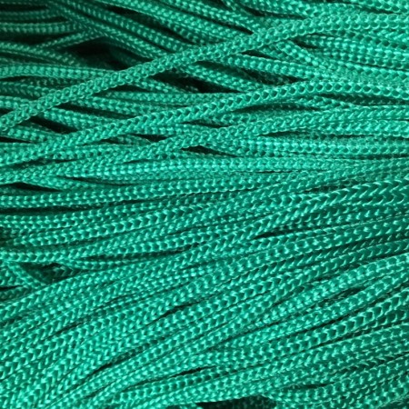 Шнур круглый 4 мм ПП зеленый яркий (100 метров)