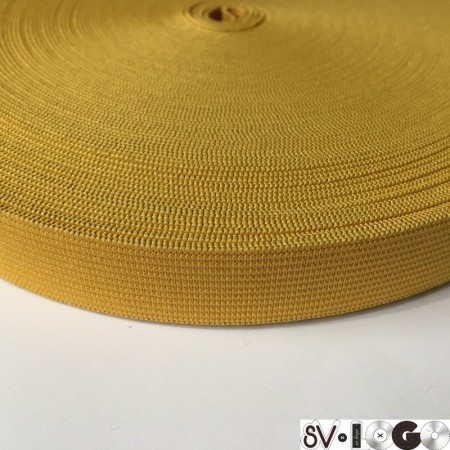 Резинка 20 мм желтый (25 метров)