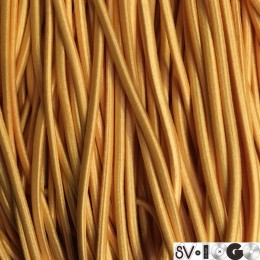 Резинка шнур производство 2,5см желтый (50 метров)