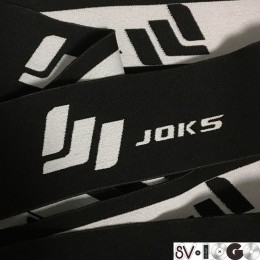 Резинка тканная жаккардовая с логотипом Joks 60мм (заказная) (метр )
