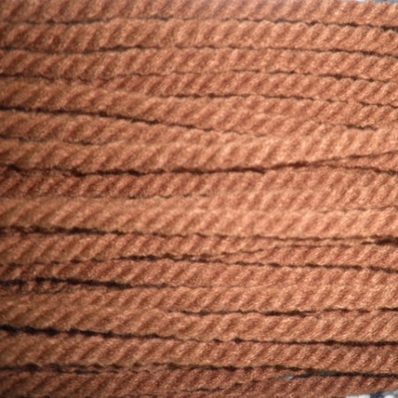Шнур канат 8 мм акриловый коричневый (50 метров)