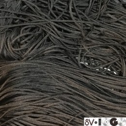 Шнур круглый 1мм черный (100 метров)