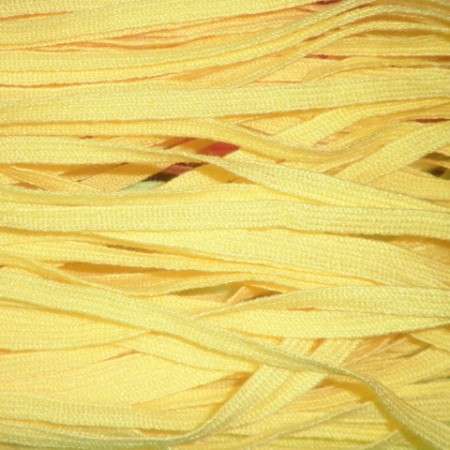 Шнур плоский АК 6 мм желтый (50 метров)
