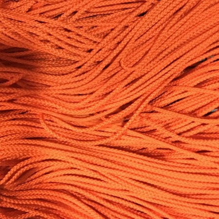 Шнур круглый 2 мм оранжевый (100 метров)