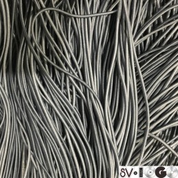 Резинка шнур производство 2,5см серый (50 метров)
