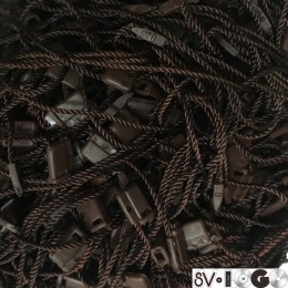 Крепеж-пломба для этикеток шнур коричневая (1000 штук)