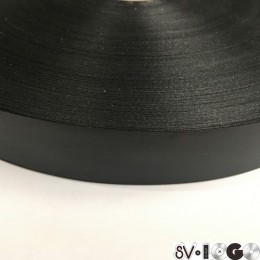 Лента для печати на термопринтере сатен (атлас) 25мм черная (400 метров)