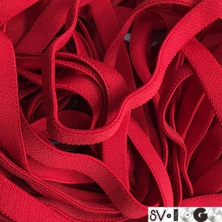 Резинка 15 мм красная плотная (метр )